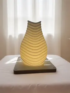 3D Printed Sand Dune Lamp, Modular Accent Lighting, Luminark Collection