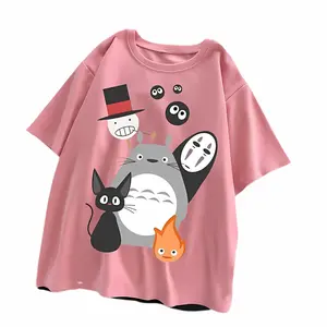 Spirited Away Shirt Anime Cartoon Anime Harajuku Graphic Street Style For Couple's Men's Women's Adults' Masquerade 2024