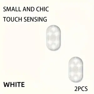 2 USB Charging LED Touch Lamps, Automatic Switch, High Brightness LED Mini Desk Lamp or Ceiling Lamp, Portable Desktop Lighting, Suitable for Bedroom, Living Room, Office, Party Decoration - Energy Saving
