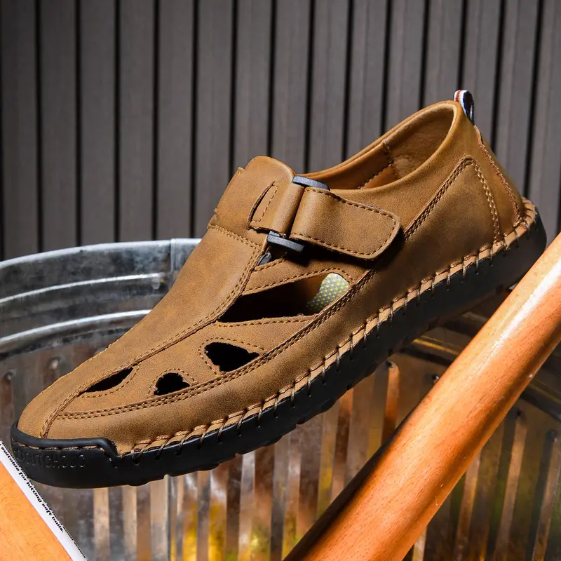 Men's Summer Casual Sandals Outdoor Comfort Slip Resistant Fisherman Shoes Hiking Sandals