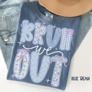 Bruh We Out Shirt Comfort Colors, Happy Last Day of School Shirt, Lace Blue Floral End of Year, Schools Out T-Shirt, Funny Teacher Appreciation Summer Tee Gift