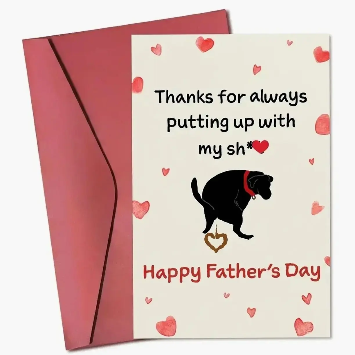 Dad Funny Poop Card