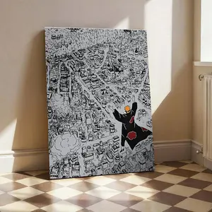 Naruto Shippuden Poster - Pain Poster Printable Anime Poster Printable Wall Art