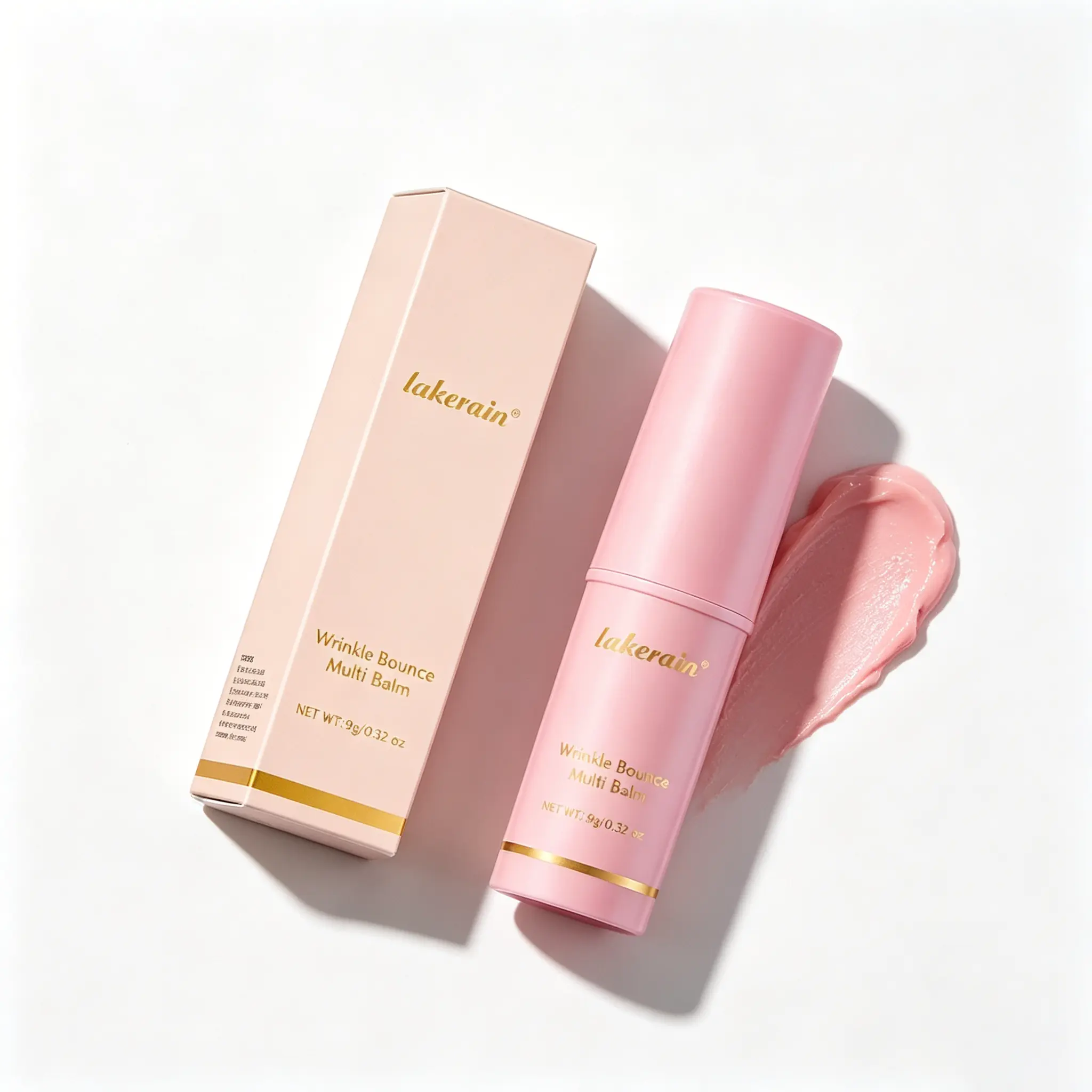 3-In-1 Hydrating Glow Stick You Must Own!Wrinkle Bounce Moisture Balm Acts As Hydrating Primer, Nourishing Lip Balm & Soft Pink Blush, Pocket-Sized For Quick Touch-Ups All Day Long