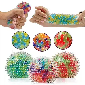 Spiky Water Bead Stress Ball, TPR Squeeze Fidget Toy, Sensory Relief Tool for Kids, Ideal 2026 Children's Day Gift outdoorfun