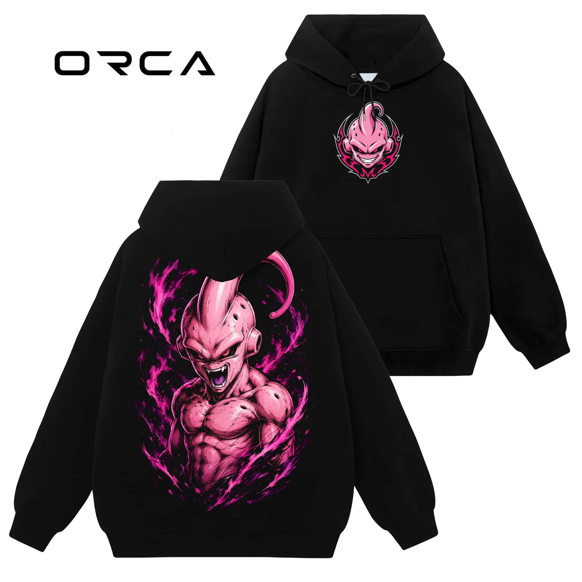[Orca Fashion] Kid Buu - Dragon Ball #48 Hoodie T-Shirt Sweatshirt, Retro Vintage Unisex Graphic 90s Cotton, Gift For Wibu, Anime Manga Y2K Streetwear
