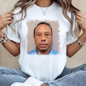 Tiger Woods mugshot 2026 Unisex T-Shirt, Tiger Woods Tee, Funny Shirt, Funny Gift Tee