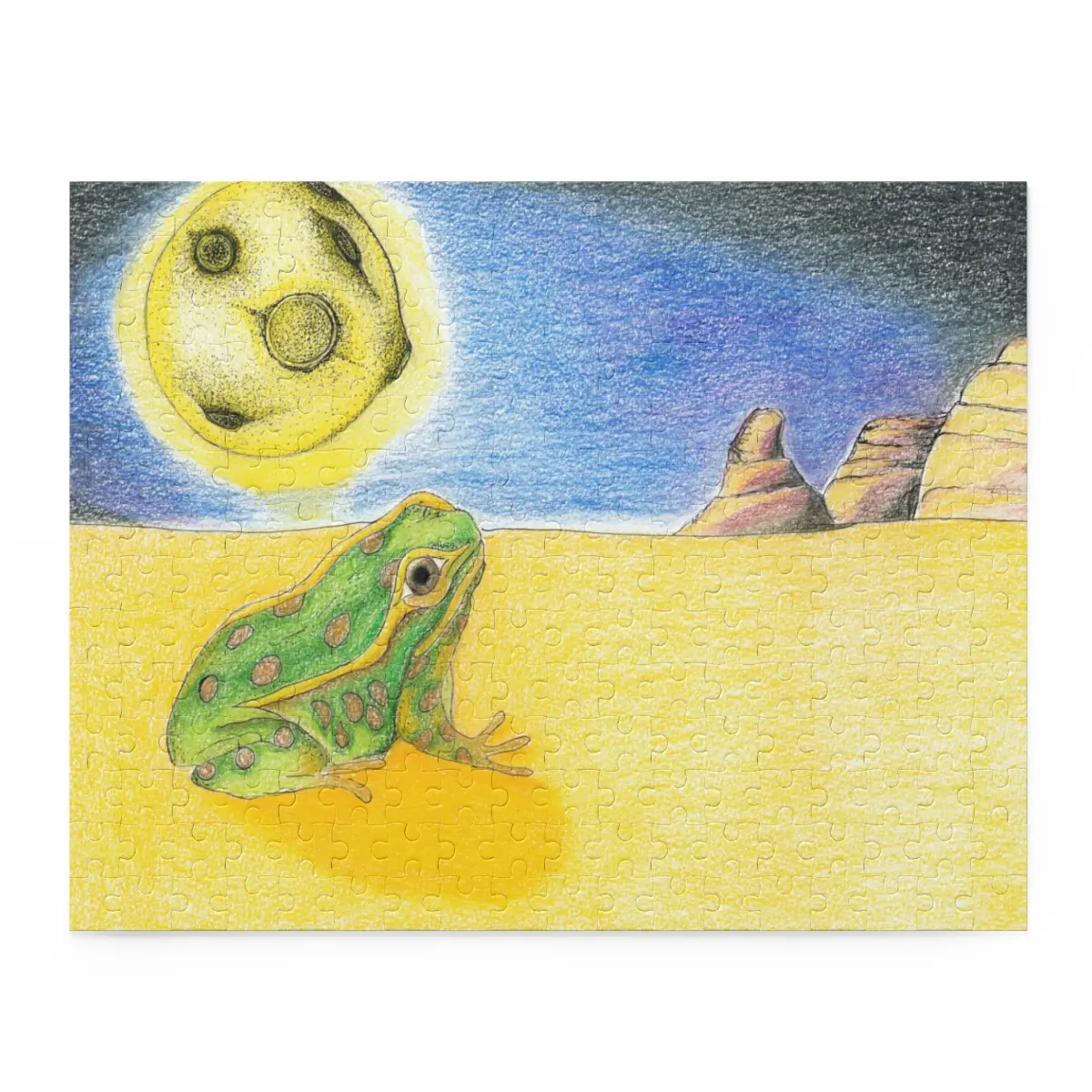 Sahara Frog Puzzle: 'In the Desert, You'll Find Me' Series (252-Piece)