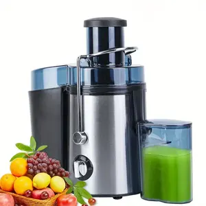 500W Stainless Steel Juicer for Wide Mouth Juicers & Milkshake Machines Easy Juicing Automatic Soup Squeezing Large Feeding Trough Cold Pressed Ice Cream Professional Countertop 800W Kitchen Appliances Smoothies Blender Juicer machine retinol juice