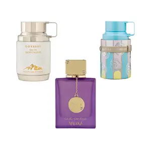 Armaf Odyssey Marshmallow Gourmand Edition, Odyssey Eau de Montagne and Club De Nuit Maleka Eau de Parfum 3.6 Oz | 3-Piece Perfume Bundle for Women & Men