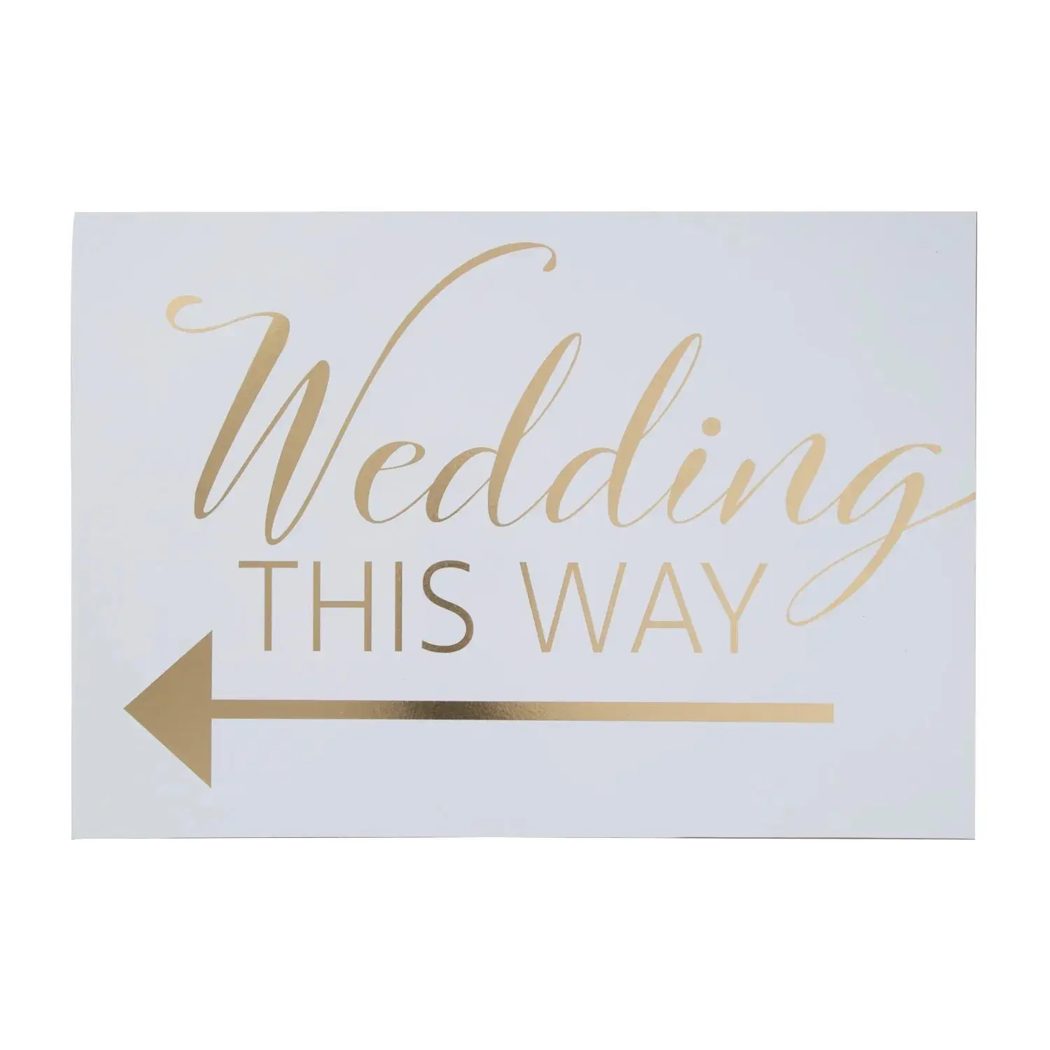 Wedding Directional Sign