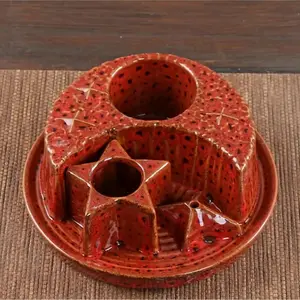 Ceramic Candle & Incense Holder