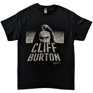 Cliff Burton 'DOTD' (Black) T-Shirt Cotton Man Menswear Soft