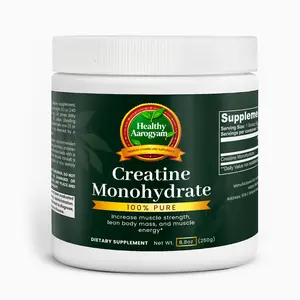 Healthy Aarogyam Creatine Monohydrate 100% Pure 250g Unflavored Supports Exercise Performance & Muscle Strength Fitness Supplement for Adults