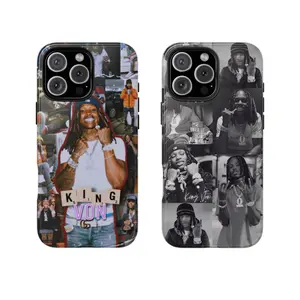 King V0n Tough Phone Case for iPhone & Samsung Galaxy - Dual Layer Protection with Shock Absorbing TPU Interior & Impact Resistant Polycarbonate Exterior - Slim Fit Wireless Charging Compatible