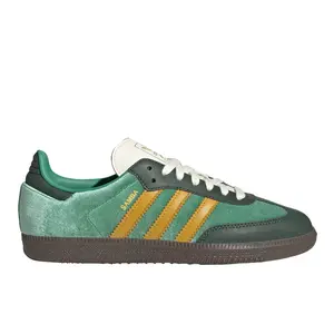 adidas Womens Samba Og Lace Up Sneakers Shoes Casual - Green