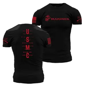 USMC - Lives Forever T-Shirt - Black