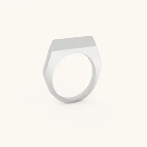 Edge Minimalist Stacker Ring