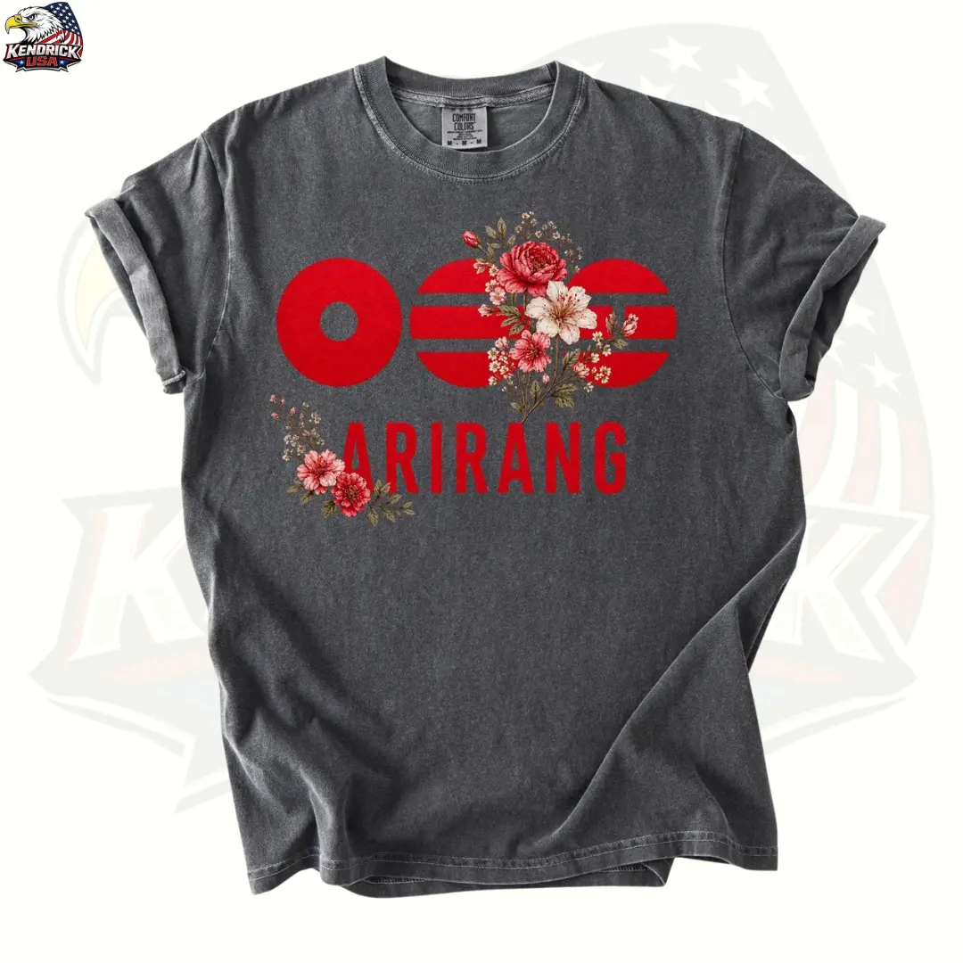 Arirang logo 2.0 tee, World Tour 2026, The Kings Are Back Floral Merch Shirt, Kpop Boys Band Merch 2026,Concert Sweatshirt, Kpop Army, Gift for Kpop, Unisex Kpop Tees