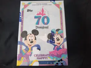 Topps Disneyland 70th Anniversary Trading Cards Officially Licensed Collectible Set Featuring Mickey & Minnie Celebrate Happy