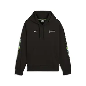 PUMA Mens Mapf1 Neon Energy Graphic Hoodie Casual Outerwear Casual - Black