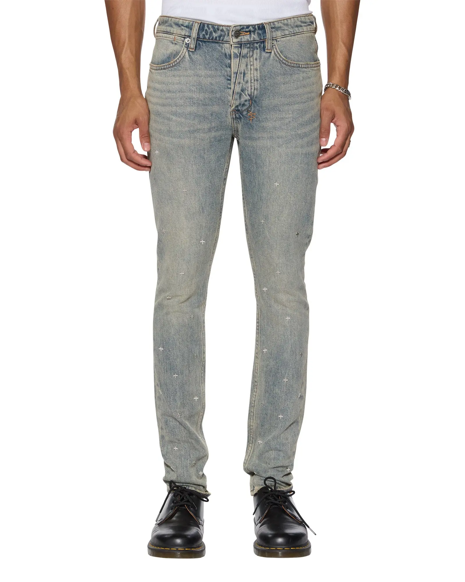 KSUBI VAN WINKLE STAGELIGHT METALIK JEANS