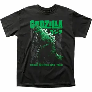 Y2K VINTAGE 2009 GODZILLA WORLD DESTRUCTION TOUR T SHIRT Size S-3XL