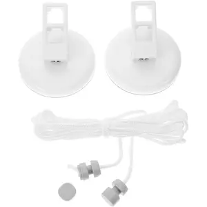 Retractable Clothesline with Suction Cup 5m Plastic Travel Laundry Hanging Line Portable Pull Out Clothes Line Retracting Indoor Drying Washing Line Outdoor Clothing Line Camping