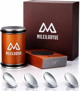 Knife Sharpener Tool Rolling Knife Sharpener Kit, Ceramic Disc Sharpeners Are Used,15°&20° Magnetic Inclination Angles Making Sharpening Easier,for Gift Teachers' Day Thanksgiving, Christmas