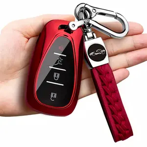 Premium Car Keychain Protector Case with Key Chain, Soft Tpu Material, Durable and Stylish, Fits for Chevrolet Equinox Malibu Camaro