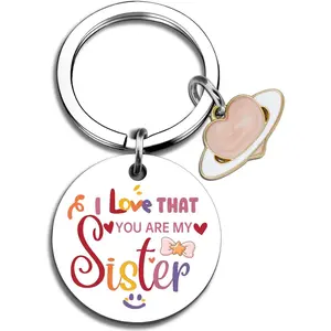 Household daily necessities Valentines Day Gifts for Sister Gifts from Sisters Adult Birthday Gift Teen Girls Sister Small Gift for Women Friends Bestie Cute Key Chain