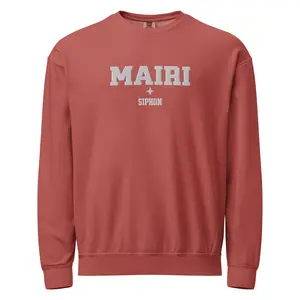 Sloane Mairi Siphon Embroidered Fleece Crewneck Sweatshirt
