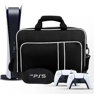 For PS5 Travel Case for PS5 Protective Case Bag Suitable for PS5 Disc/Digital Edition Console, Controllers, Game Cards, Headset