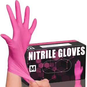 50pcs Rose Gloves, Halloween Holiday Gift, Kitchen Dishwashing Gloves, Home Cleaning Gloves, Toilet Cleaning Gloves