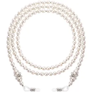 Glasses Chain, Pearl Eyeglass Chain, Beaded Eyeglass Chain Sunglasses Holder Strap