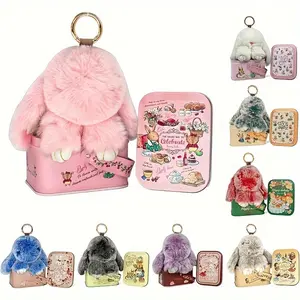 Gift for Her/Him Lulu The Rabbit Keychain, Without a Box! an Excellent Option for Christmas, New Year, And Back-To-School Presents. It'S a Guaranteed Hit for Celebrations