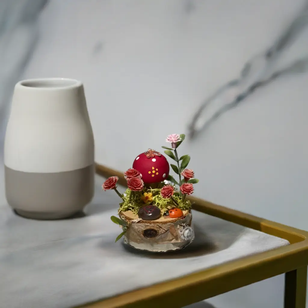 Hand-Made Mini Crystal Garden