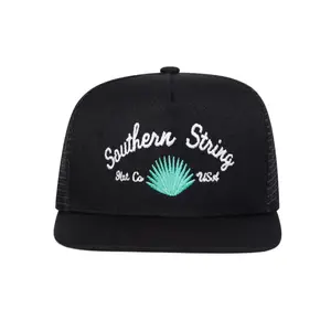 Southern String Embroidered Baseball Cap, Adjustable Sun Protection Hat, Casual Fitted Woven Fabric, Spring & Fall Outdoor Travel, Adjustable Snapback Cap