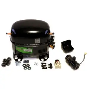 SECOP-DANFOSS 195B0667, 1/4 HP, 1297 BTU, FRACTIONAL REFRIGERATION COMPRESSOR, 115 V, 60 HZ, R404A, LBP, TFS4.5CLX