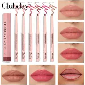 2-in-1 Matte Lip Liner & Lipstick Pen - Long Wearing, Smudge Proof, Easy to Color Lip Crayon for Defined, Natural Lip Looks