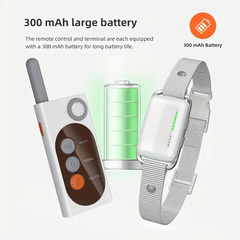 VetiePetie Dog Training Collar & Pet Corrector - Waterproof E Collar with 3 Function, Rechargeable Control, Wireless Dog Leash & Dog Fenceless Collar behavior aid