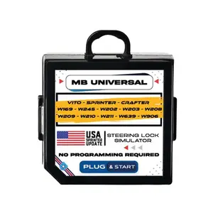 M4KEY M4-7777 ELV/ESL Steering Lock Emulator, Universal Vehicle Car Repair Tool for MB Crafter
