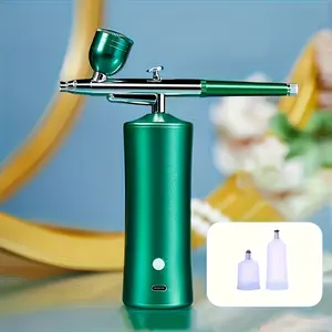 [USB Rechargeable | Mini Spray] USB Rechargeable Mini Spray Gun | Compressed Beauty Device, Portable Wireless Handheld Pneumatic for Facial Spray, Art Painting, Tattooing, Nail Art Tool Set