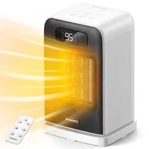 Morento Space Heater Indoor, 1500W Portable Heaters for Indoor Use with Heating and Fan Modes for Bedroom with Thermostat, Safety Heater for Bedroom, Office and Indoor , Electric Multifunction#TikTokShopBlackFriday
