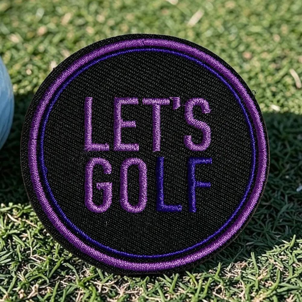 Let's GOlf Hat Patch