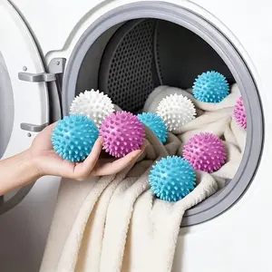 7pcs Washing Machine Balls/Reusable Cleaning/Removes Hair, Softens Clothes, Prevents Tangles, Reduces Wrinkles/Suitable for Commercial, Household Laundry, Household Items, Laundry Products