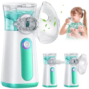 Portable Nebulizer for Adults and Kids,Handheld Mesh Nebulizer, Rechargeable Ultrasonic Nebulizer for Travel Home Use