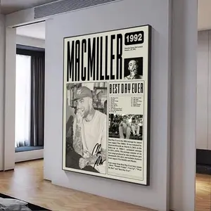 Mac Miller Poster  Mac Miller Retro Magazine Poster Decor Wall