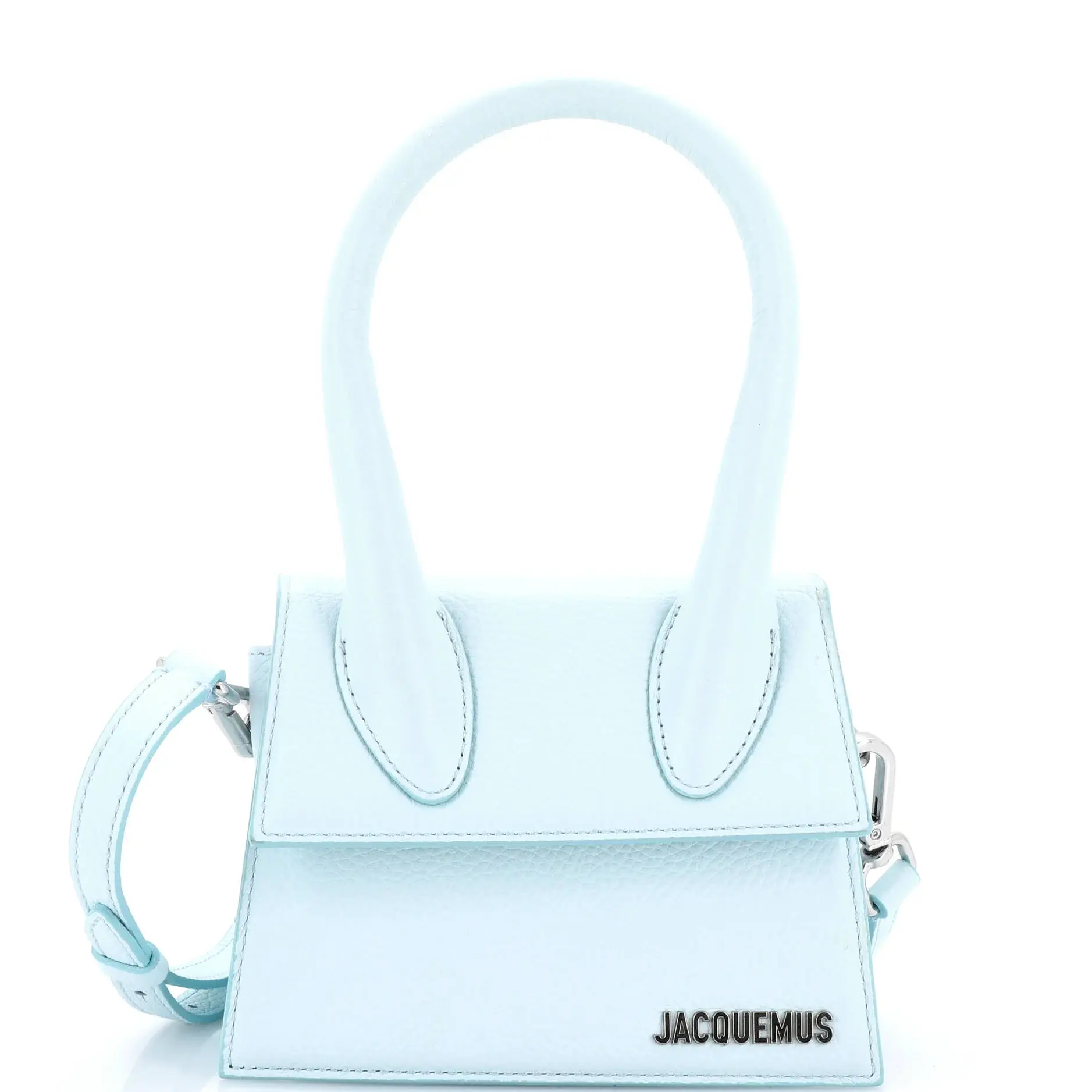 Pre-owned JACQUEMUS Leather Top Handle Bags Le Grand Chiquito Bag Large by Rebag