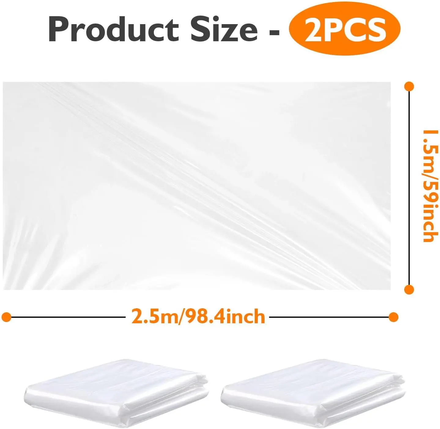 2 Pack Extra Large Balloon Transport Bags, Reusable Clear Balloon Storage Bags for Party Decorations & Delivery Summer Gift